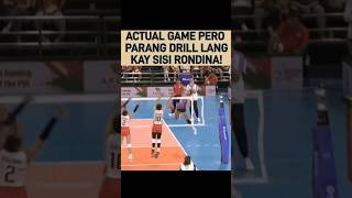 BASIC RECEIVESET and SPIKE NI MARS ALBA at SISI RONDINA volleyball [upl. by Holtz]