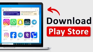 How to Download Google Playstore App in Laptop Updated [upl. by Eidob]