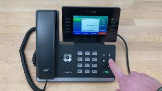 Call Hold on a Yealink T54W [upl. by Yttel]