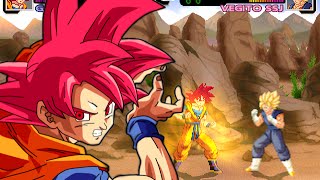 Goku SSJ God FAKE by Neocide amp Ristar87 DRAGON BALL SUPER DOWNLOAD MugenMundo MugenMundo [upl. by Atineb]