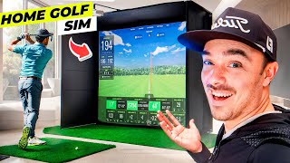 EASY WAY to Build a Dream Home Golf Simulator on a BUDGET [upl. by Luehrmann]