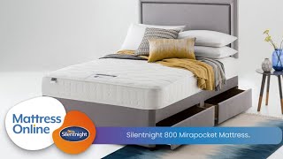 Silentnight 800 Mirapocket Mattress [upl. by Nnylamme201]