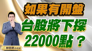 【如果有開盤 台股將下探22000點？】 股林高手 林鈺凱分析師 20241002 [upl. by Blain]