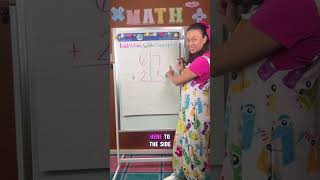 Addition with regrouping mathlessons addition elementarymath [upl. by Dorry]