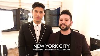 Dan  Shay  New York City The Shack Premiere  Today Show [upl. by Enilekcaj150]