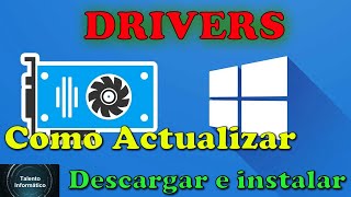 ⚡ Como INSTALAR DRIVERS Windows 10 💿 Como ACTUALIZAR DRIVERS o controladores de tu pc FACILMENTE [upl. by Enileme]