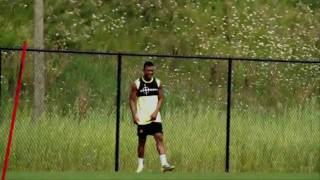 Nani AMAZING Freekick in Training HD [upl. by Buroker524]