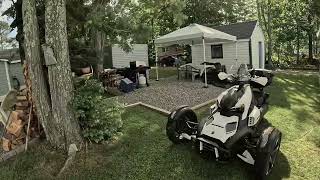 Getting Soaked  Bike Week 2024 Laconia Trip in and Cabin review [upl. by Suivatnad]