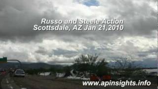 Storm Damage to Auction Site in Scottsdale AZ [upl. by Preuss]