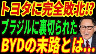 【海外の反応】ブラジルでもトヨタの勝利！EV終了でBYDが大号泣⁉爆売れするトヨタの新技術とは・・・ [upl. by Koser]