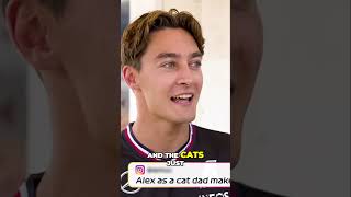 quotAlex Albon the Cat Dad 🐱 amp George Russell’s Hair Secret Revealed 💇‍♂️ F1Banter shorts [upl. by Aynik543]