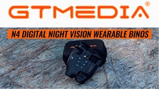 GTMEDIA Wearable Digital 5x Night Vision Binos Full Review [upl. by Yenattirb]