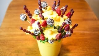 How to make Edible Fruit Bouquet Arrangements [upl. by Bolanger616]