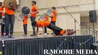 Huffman High School RARE Crime Scene Drumline  Not So Silent Night Drumline Battle [upl. by Ynaffat]