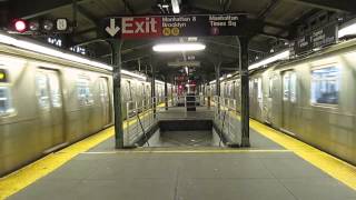 NYC Subways R160B2 and R188 departing Queensboro Plaza [upl. by Chuu]