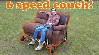 Homemade Motorized Couch [upl. by Etnahs]