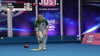 JUST 2018 World Indoor Bowls Championships Singles QuarterFinal [upl. by Gayner]