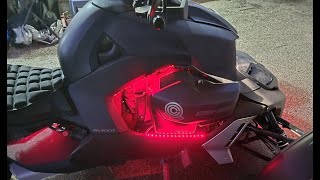 Cheapest flowing LED lights for your CanAm Ryker Knight Rider style [upl. by Retrop261]