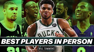 Giannis Antetokounmpo and the Best Players to Watch in Person  The Bill Simmons Podcast [upl. by Erick]