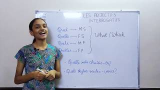 Les Adjectifs Interrogatifs [upl. by Airdnekal]