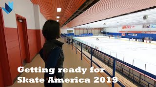 Sneak peek at the competition simulation before the 2019 Skate America Grand Prix in Las Vegas [upl. by Coney]