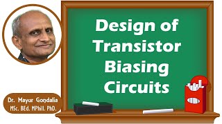 Design of Transistor Biasing Circuit  Design Voltage or Potential Divider Bias Circuit [upl. by Forest]