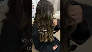 BouksaniRadia shortsvideo colorist balayage alger [upl. by Eisor84]