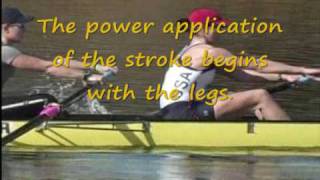 basic rowing stroke [upl. by Doley]