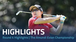 The Amundi Evian Championship  Round 4 Highlights [upl. by Eibob]