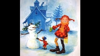 Astrid Lindgren Pippi Langstrumpf feiert Weihnachten Bilderbuch Lesung Kinder Buch Hörbuch vorlesen [upl. by Hjerpe]