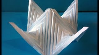 Folding Example Hyperbolic Paraboloid Shelter [upl. by Lutero733]