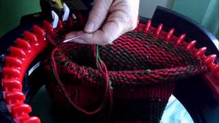 alternate addi bind off and fixing a dropped stitch [upl. by Hanson]