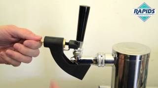 How To Use a Draft Beer Faucet Lock [upl. by Einyaj]