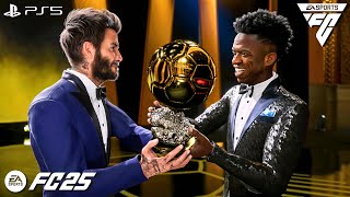 FC 25  France Football Ballon dOr 2024 Ceremony  PS5™ 4K60 [upl. by Ricki725]