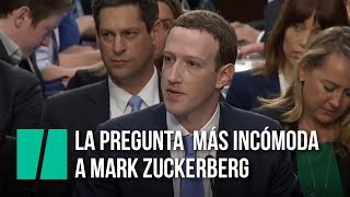 La pregunta más incómoda a Mark Zuckerberg [upl. by Imiaj]