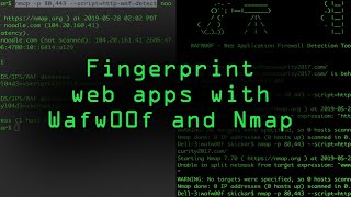 Fingerprint Web Application Firewalls with Nmap amp Wafw00f Tutorial [upl. by Lyrak668]