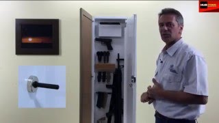 Gun Safes Livermore CA  HubZone Manufacturing  Hidden Wall Safe in Livermore Calif [upl. by Tyrone]