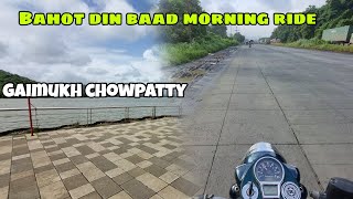 Morning Short Ride  Bahot din ke baad ride ki  Gaimukh Chowpatty Thane mumbai [upl. by Eila]