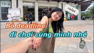 BỎ DEADLINE VÀ ĐI CHƠI CÙNG MÌNH KHÔNG Thuốc nhỏ mắt đeo lens mình thích nhất💙 Minh Ngọc [upl. by Dopp]