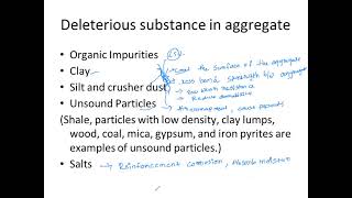 bulking of sand and deleterious substances in aggregate contd [upl. by Damek]