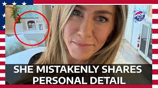 Jennifer Aniston mistakenly shares personal detail in dressing room with new social media post [upl. by Naliorf]