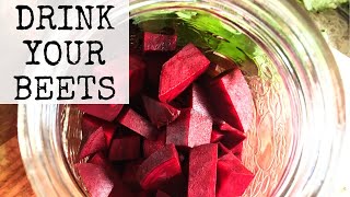 Beet Kvass Recipe How to Make this Delicious Probiotic Beverage in a Mason Jar [upl. by Torrie]