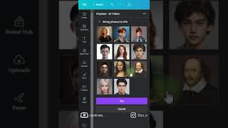 Creating Lifelike AI Talking Heads in Canva 🎬 [upl. by Kirst]