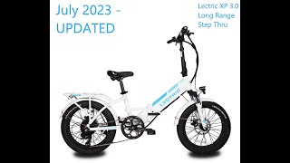 Part 2  UPDATED  LECTRIC XP 30  July 2023  NEW HYDRAULIC Disc BrakesPWR [upl. by Nyraf910]