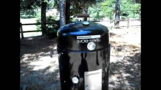 Brinkmann Smoker cooking Tritip [upl. by Macario72]