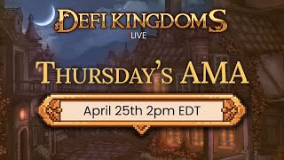 DeFi Kingdoms AMA  Duels Combat Mechanics Big Red [upl. by Ayikur]