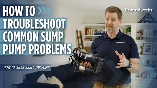 How to Troubleshoot Common Sump Pump Problems [upl. by Idnor]