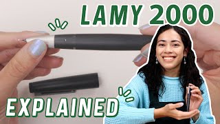 LAMY 2000 All About Lamys Most Famous Fountain Pen [upl. by Annamaria]