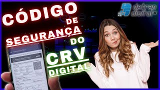 CÓDIGO DE SEGURANÇA DO CRV DIGITAL  COMO ENCONTRAR [upl. by Akierdna]