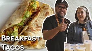 Perfect Breakfast Tacos with Claire Saffitz  Dessert Person [upl. by Coulson344]